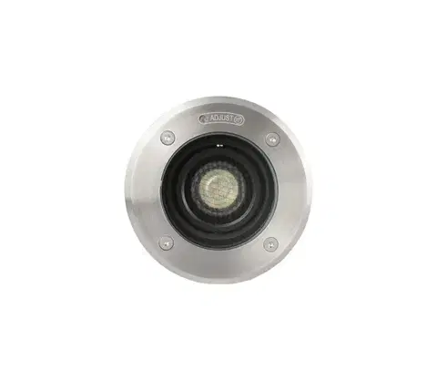 Záhradné lampy FARO Barcelona FARO 70310 - Vonkajšie nájazdové svietidlo GEISER 1xGU10/8W/230V IK08 IP67 nerezová oceľ 70310