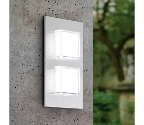 Záhradné lampy Eglo 93365 - LED nástenné svietidlo PIAS 2xLED-SMD/2,5W/230V 93365