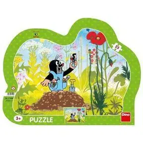 Do 49 dielikov Dino Toys Puzzle Krtko a nohavičky 25 kontúra Dino