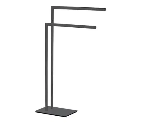 Svietidlá WENKO 71555800 - Stojan na uteráky RECCO 48x80,5 cm čierny 71555800