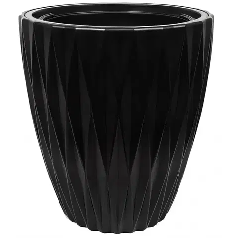 Záhrada Kvetináč Caro 30 čierna 5780-084