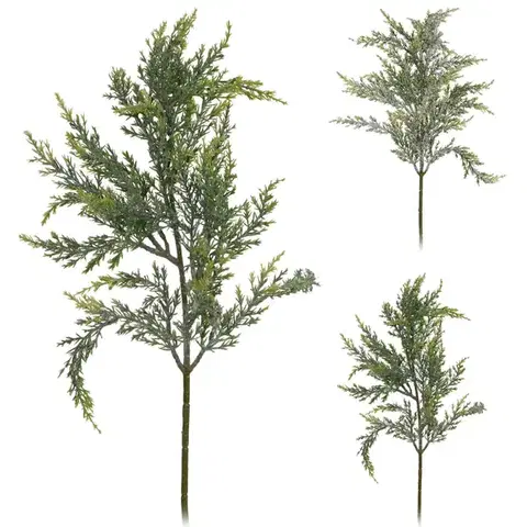 Vianočné dekorácie MAKRO - Konárik vianočný zapichovací 51cm PINE rôzne druhy