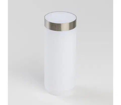 Lampy BRILAGI - Náhradné tienidlo ELIA, NOVA E27 biela/matný chróm SH-ELPP76-SM