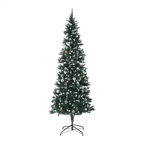 Vianočné stromčeky KONDELA Christmas Typ 2 vianočný stromček 210 cm zelená