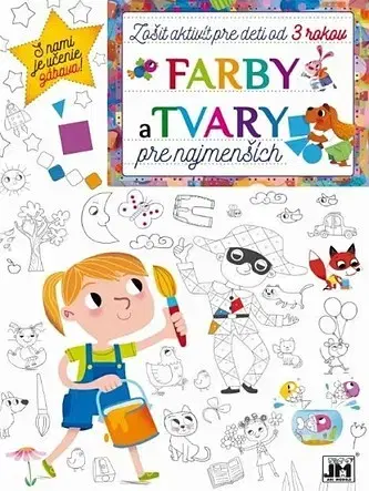 Nalepovačky, vystrihovačky, skladačky Zošit aktivít - Farby a tvary