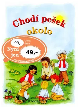 Leporelá, krabičky, puzzle knihy Chodí pešek okolo - Vladimíra Vopičková