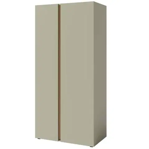 Šatníkové skrine Skriňa Luca LC3 2D eukalyptus/dub baltic