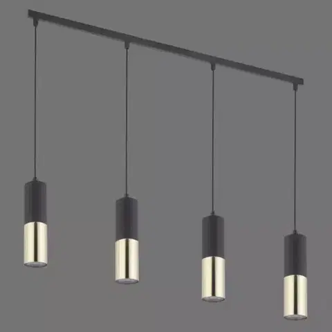 Lampy nad stôl do jedálne Luster Elite black 4367 LW4