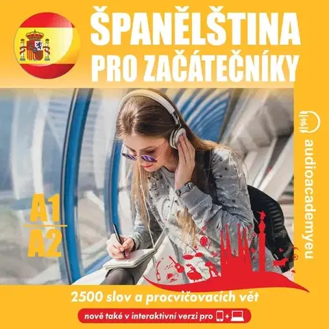 Jazykové učebnice - ostatné Audioacademyeu Španělština pro začátečníky A1-A2