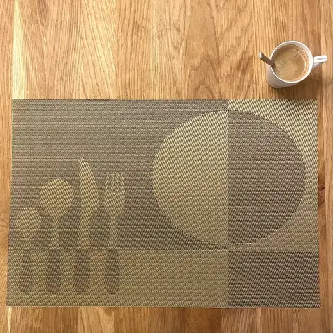 Prestieranie Podložka Deluxe pod tanier food zlatá 35x45cm TiaHome