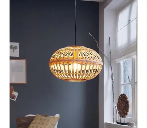 Svietidlá Eglo 49771 - Závesné svietidlo AMSFIELD 1xE27/60W 49771