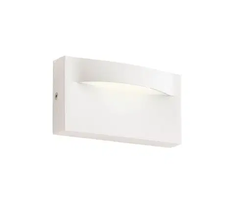 LED osvetlenie Redo 90425 - LED Vonkajšie nástenné svietidlo POLIFEMO LED/8W/230V IP65 biela 90425