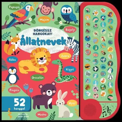 Leporelá, krabičky, puzzle knihy Böngéssz hangokat! - Állatnevek
