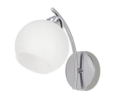 Svietidlá  Nástenná lampa AMOS 1xE27/40W/230V lesklý chróm 21-35011