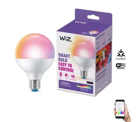 Žiarovky LED RGB Stmievateľná žiarovka G95 E27/11W/230V 2200-6500K Wi-Fi - WiZ 8720169072275