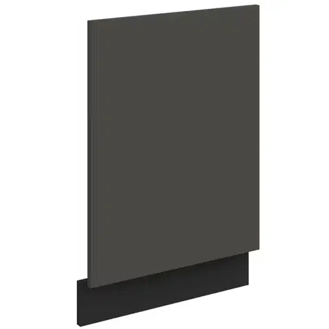 Dvierka a čelá zásuviek pre kuchynske skrinky Dvierka na umývačku Zm Aria-Gr/Bl Anti Fingerprint 570x446