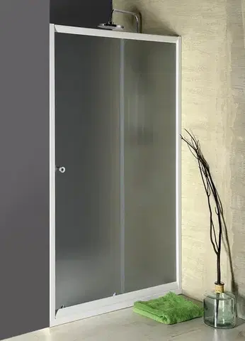 Sprchovacie kúty AQUALINE - AMADEO posuvné sprchové dvere 1100 sklo Brick BTS110