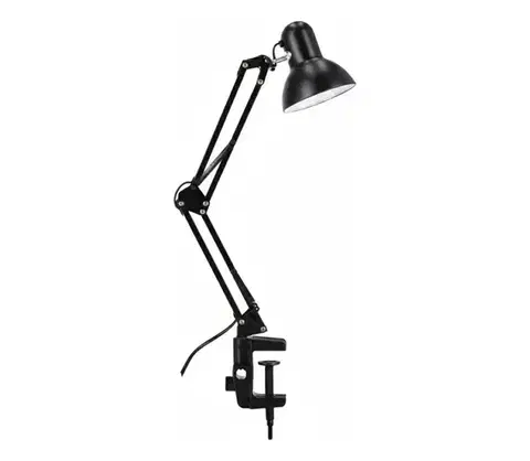 Lampy SmartLED Stolná lampa s klipom 1xE27/60W/230V čierna 1234
