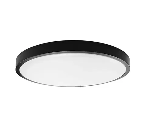 Svietidlá  LED Kúpeľňové stropné svietidlo LED/18W/230V 6500K IP44 pr. 25 cm čierna 76351