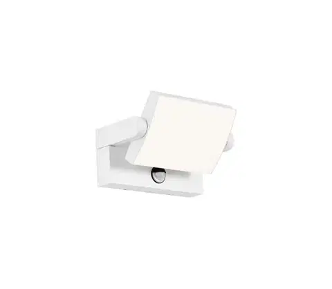 Záhradné lampy  LED vonkajšie nástenné svietidlo so senzorom LED/17W/230V 4000K IP65 biela 2939