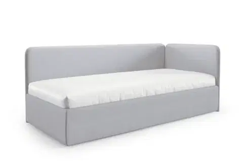 Postele ArtPK Jednolôžková posteľ ENZO s výklopným roštom | pravá 90 x 200 cm Farba: Paros 05