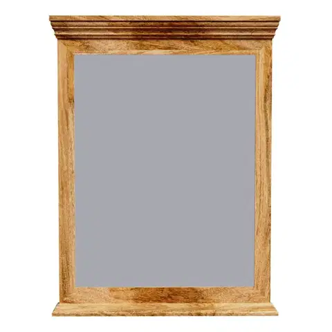 Zrkadlá Zrkadlo Guru 70x90 indický masív mango