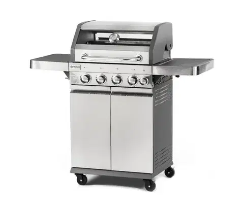 Grilovanie Fieldmann - plynový gril s 5 horákmi, matný chróm 41015391