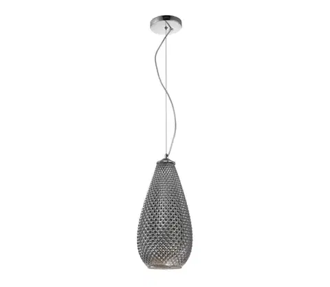 Svietidlá  Luster na lanku PETRA 1xE27/60W/230V šedá ML5480