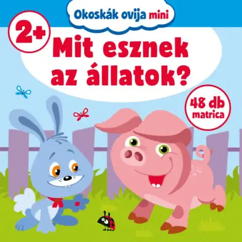 Nalepovačky, vystrihovačky, skladačky Okoskák ovija mini - Mit esznek az állatok?