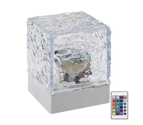 Lampy Rabalux 76022 - LED RGB Nabíjacia stolná lampa CUBIKO LED/1W/5V + DO 76022
