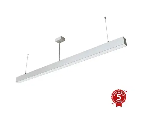Svietidlá APLED - LED Luster na lanku LOOK LED/58W/230V 4000K 150 cm strieborná 20760