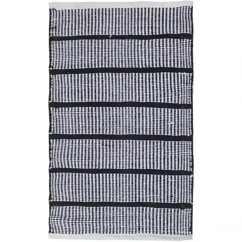 Moderné koberce Koberec Breton Stripe 0,8/1,5 DO-RUG-C1005 čierny