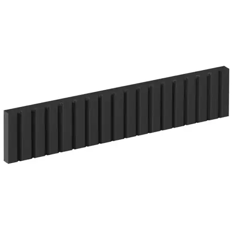 Kuchynské skrinky Čelo skrinky Luxeo F14-D60ZK ryfla black