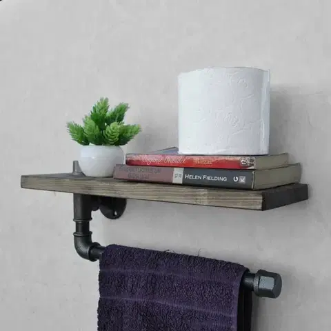 Doplnky do kúpeľne Pipe Shelf Boruraf035