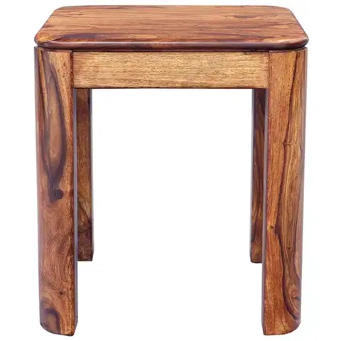 Záhradné stoličky a kreslá Odkladací stolík Tina 40x45x40 z indického masívu palisander