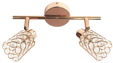 Nástenné svetlá Nástenná lampa 2xG9 mosadz YORK