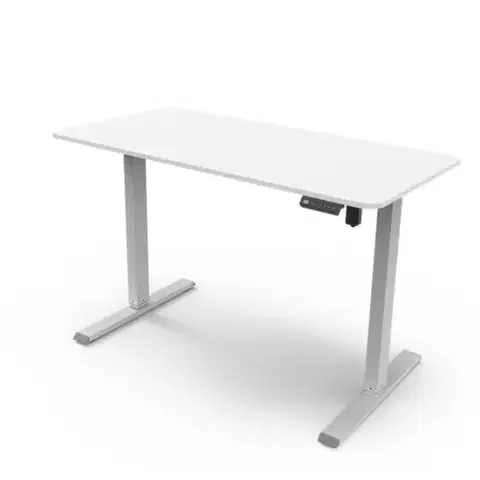 Detské stoly a stolíky Elvisia Elektrický výškovo nastaviteľný písací stôl YLÖS | biela 120 x 60 cm