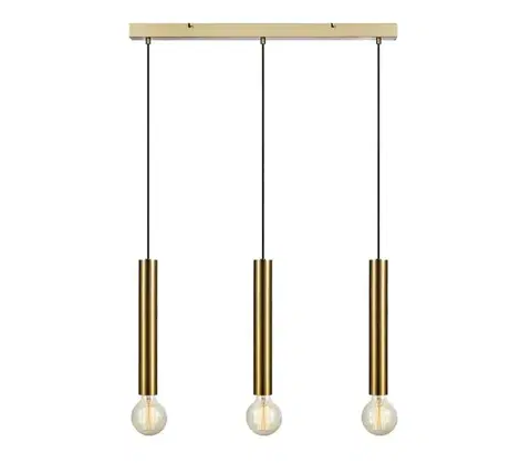 Svietidlá Markslöjd 108261 - Luster na lanku SENCILLO 3xE27/40W/230V zlatá 108261