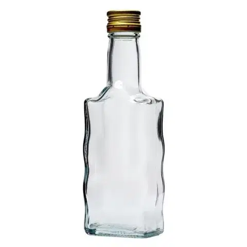 Shakery Kinekus Fľaša sklenená 200ml s uzáverom