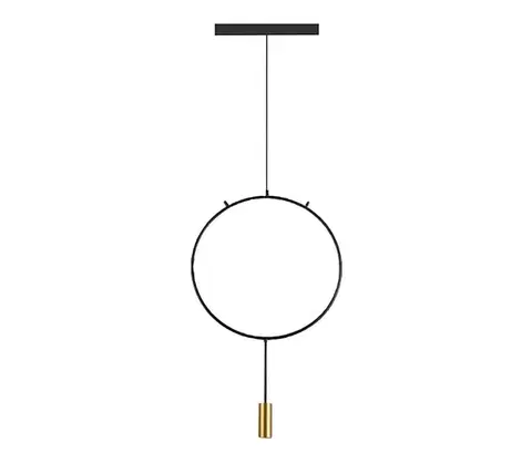 Svietidlá  111039 - Luster na lanku ARCADE 1xGU10/5W/230V čierna/zlatá 111039