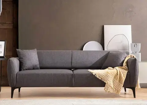 Pohovky a gauče Trojmiestna pohovka Belissimo - Dark Grey