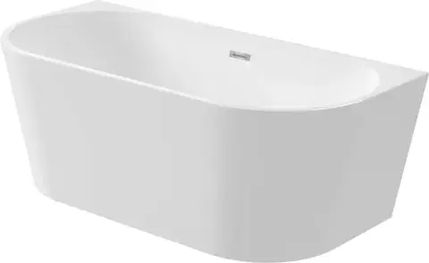 Vane DEANTE - Silia Voľne stojaca akrylátová vaňa k stene biela - 150 cm KDS_015W