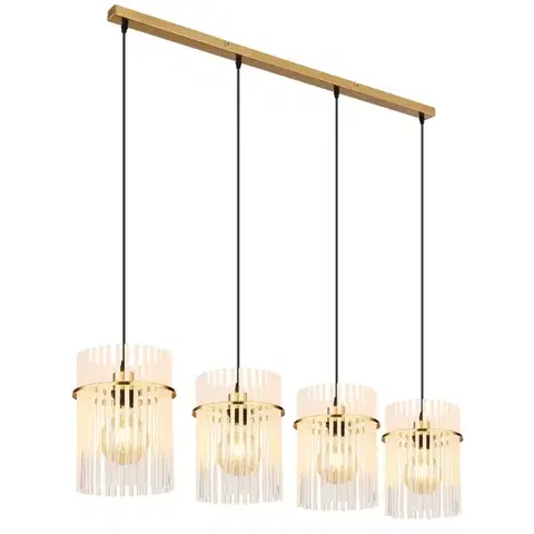 Moderné lampy do obývačky Luster 15698-4HM Gold LW4