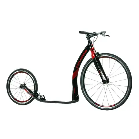 Kolobežky Kolobežka Crussis ROAD 4.2-2 čierno-červená 28"/20"