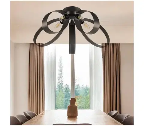 Svietidlá ONLI - Stropné svietidlo SERENA 5xE14/6W/230V čierna 4735/PL5G