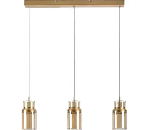 Svietidlá Rabalux 72036 - LED luster na lanku ZAYEN LED/27W/230V 3000K zlatý 72036