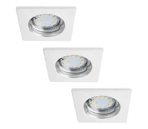 LED osvetlenie Rabalux 1052 - SADA 3x LED podhľadové svietidlo LITE 1xGU10-LED/3W/230V IP44 1052