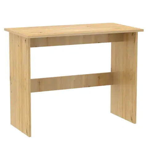 Písacie a pracovné stoly KONDELA Domino pc stolík dub artisan
