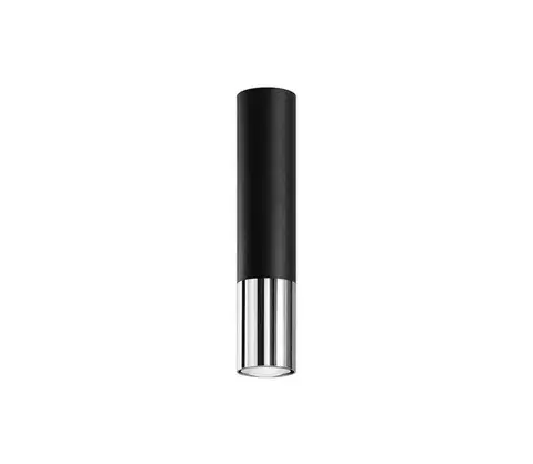 Svietidlá  SL.0939 - Bodové svietidlo LOOPEZ 1xGU10/10W/230V čierna/chróm SL.0939