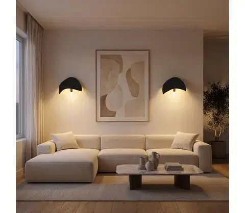 Svietidlá BRILAGI - SADA 2x nástenných svietidiel WABI SABI 1xE14/40W/230V čierna 422WBL1180